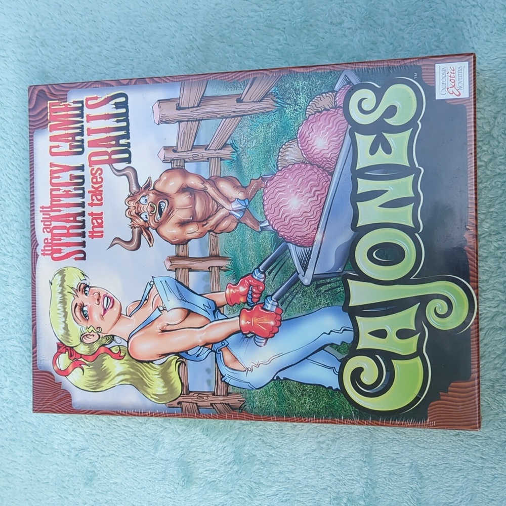 2005 Cajones strategy game California Exotic Novelties board game New Sealed